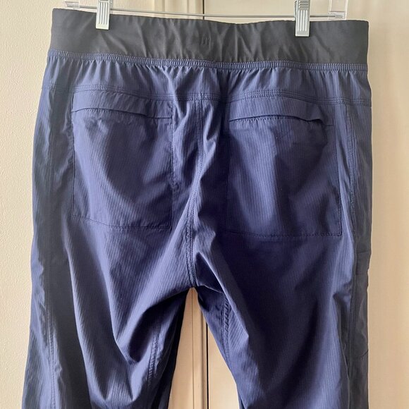 Men’s Lululemon Seawall Track Pant 2.0 Deep Navy / Black Size Large - Picture 7 of 10
